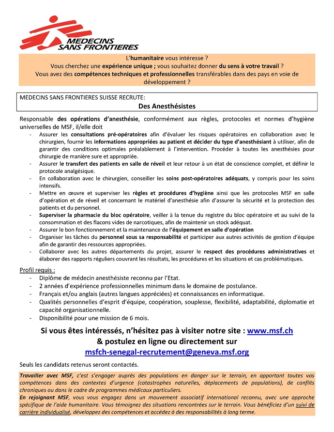 Annonce recrutement ANESTH_201603